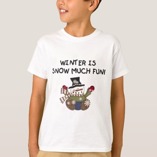 Sneeuw Veel Leuk Sneeuwman Tshirts en geschenken (Voorkant)