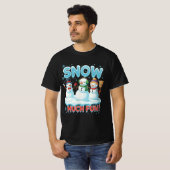 Sneeuw veel plezier | door Asarteon T-shirt (Voorkant volledig)