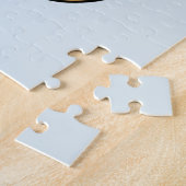 Sneeuw veel plezier kat winter vakantie ontwerp legpuzzel (Zijkant)