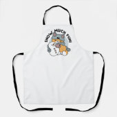 Sneeuw veel plezier kat winter vakantie ontwerp schort (Voorkant)