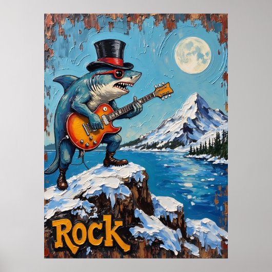 Sneeuw versnipperen, oceaangroeven poster (Voorkant)