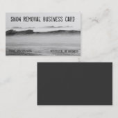 Sneeuw verwijderen Lake Michigan Ice Blizzard Visitekaartje (Voorkant / Achterkant)