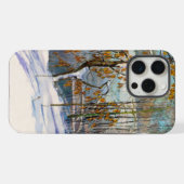 Sneeuw viel iPhone hoesje (Achterkant horizontaal)