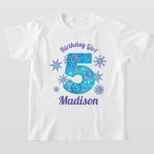 sneeuw Vijfde verjaardag bevroren Shirt