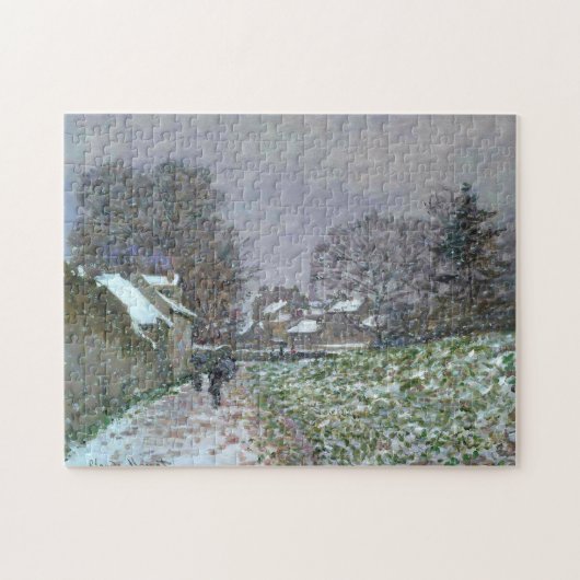 Sneeuw voor de Argentijnse Monet Fine Art Legpuzzel (Horizontaal)