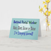 Sneeuw voor de Rain Sneeuw "STAYING HOME" voor pos Kaart (Gele Bloem)