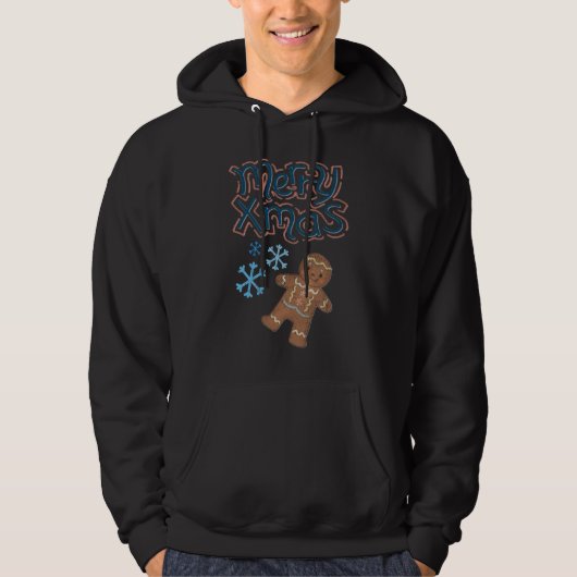 Sneeuw voor kerst hoodie (Voorkant)
