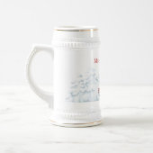 Sneeuw voor kerstboomgaarden bierpul (Links)