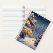 "Sneeuw voor Kerstmis" Gepersonaliseerd Dagboek Notitieboek (Binnen)
