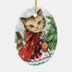 Sneeuw voor mousserend gebruik - kerst met koffie keramisch ornament