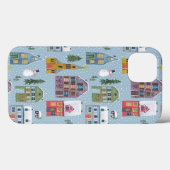Sneeuw voor rode en blauwe winterslaap Case-Mate iPhone case (Achterkant (horizontaal))