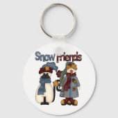 Sneeuw Vrienden Tshirts en geschenken Sleutelhanger (Voorkant)
