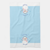 Sneeuw Vrouw Kerstmis Keuken Handdoek (Verticaal)