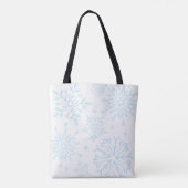 Sneeuw Wat Leuk Sneeuwman Tote Bag (Achterkant)