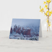 Sneeuw Wenskaart 2736 van de Rots van de Pot van Kaart (Gele Bloem)