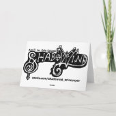 Sneeuw Wenskaarten Owl~Winter Kaart (Achterkant)