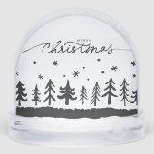 SNEEUW WERELDBOL GEBOORTE EN KERSTBOMEN SNEEUWBOL (Achterkant)