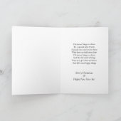 SNEEUW WERELDBOL - KERST - ZUS FEESTDAGEN KAART (Binnen)