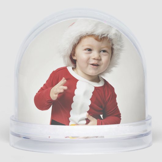 Sneeuw Wereldbol met 2 foto's Sneeuwbol (Voorkant)