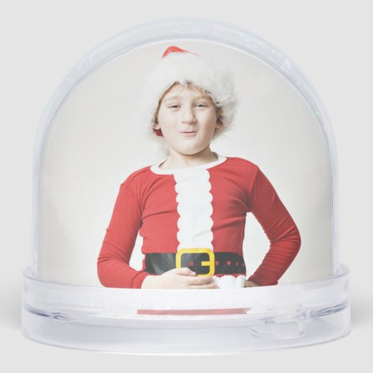 Sneeuw Wereldbol met 2 foto's Sneeuwbol (Achterkant)