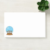 Sneeuw Wereldbol met drie Gnome Uilen Post-it® Notes (Kantoor)