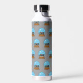 Sneeuw Wereldbol met drie Gnome Uilen Waterfles (Links)