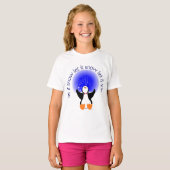 Sneeuw Wereldbol pinguïn - laat het sneeuwen! T-shirt (Voorkant volledig)