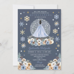 Sneeuw Wereldbol Princess Winter Wonderland Quince Kaart