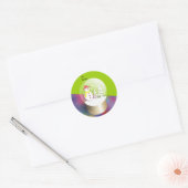 Sneeuw Wereldbol Stickers-Gift Labels (Envelop)