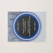 Sneeuw Winter Scene Quote Legpuzzel (Horizontaal)