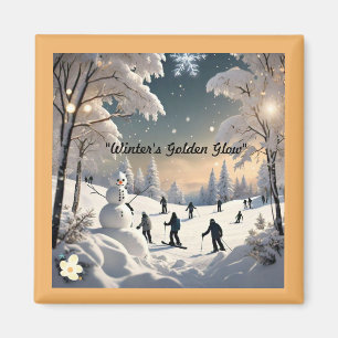 "Sneeuw Winter Wonderland" Magneet