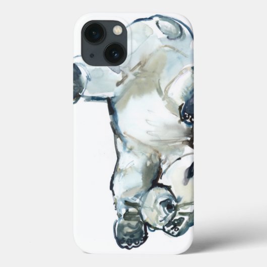 Sneeuw wrijven Case-Mate iPhone case (Achterkant)