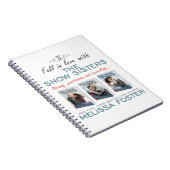 Sneeuw Zusters 6.5" x 8.75" Notitieboek (Rechterzijde)