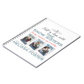 Sneeuw Zusters 6.5" x 8.75" Notitieboek (Linkerzijde)