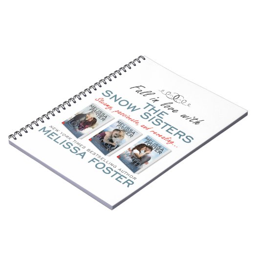 Sneeuw Zusters 6.5" x 8.75" Notitieboek (Linkerzijde)