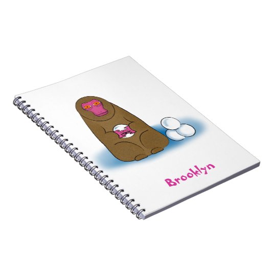 Sneeuwaap notitieboek (Rechterzijde)