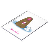 Sneeuwaap notitieboek (Linkerzijde)