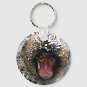 Sneeuwaap Sleutelhanger