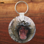Sneeuwaap Sleutelhanger (Voorkant)