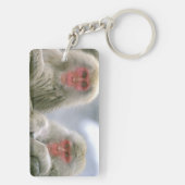 Sneeuwaapparen, Japanse Macaque, Sleutelhanger (achterkant)