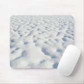 Sneeuwachtergrond - Mousepad Muismat (Met muis)