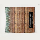 Sneeuwachtig hout & bos land jubileum foto wandkleed (Voorkant (horizontaal))