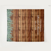 Sneeuwachtig hout & bos landelijke bruidsshower fo wandkleed (Voorkant (horizontaal))