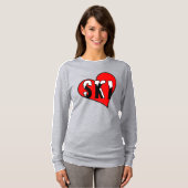 Sneeuwachtig skihart t-shirt (Voorkant volledig)