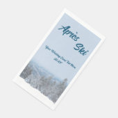 Sneeuwachtige bergwoud Après-ski trouwfeest Servet (Hoek)