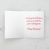 "Sneeuwachtige poolkerst" Feestdagen Kaart (Binnen)