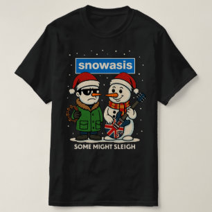 Sneeuwasis Kerstcadeau voor Sommigen die Sleighen T-shirt