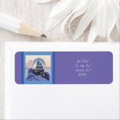 Sneeuwbal Kerstboom winter sneeuwval Etiket (Insitu)