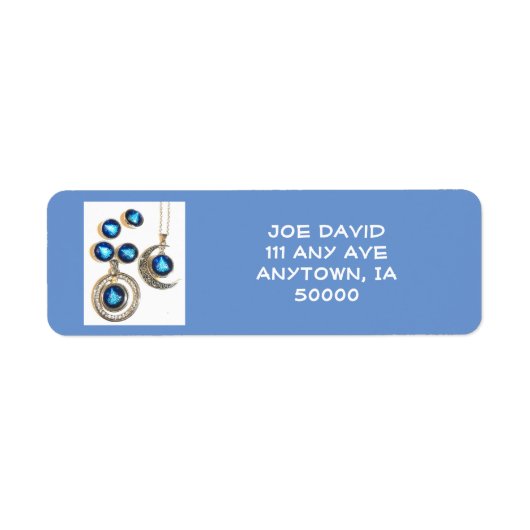 Sneeuwbal Kerstboom winter sneeuwval Etiket (Voorkant)