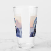 Sneeuwbal Kerstboom winter sneeuwval Glas (Links)